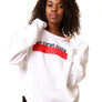 Unisex Essential Slogan White Sweatshirt